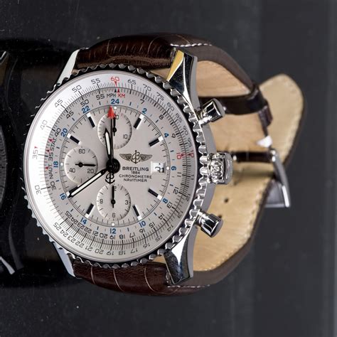 breitling 1884 watch leather band white face grars|watchuseek real breitling.